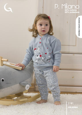 PIGIAMA NEONATA M/L 1181 Tellini S.r.l. Ingrosso Abbigliamento